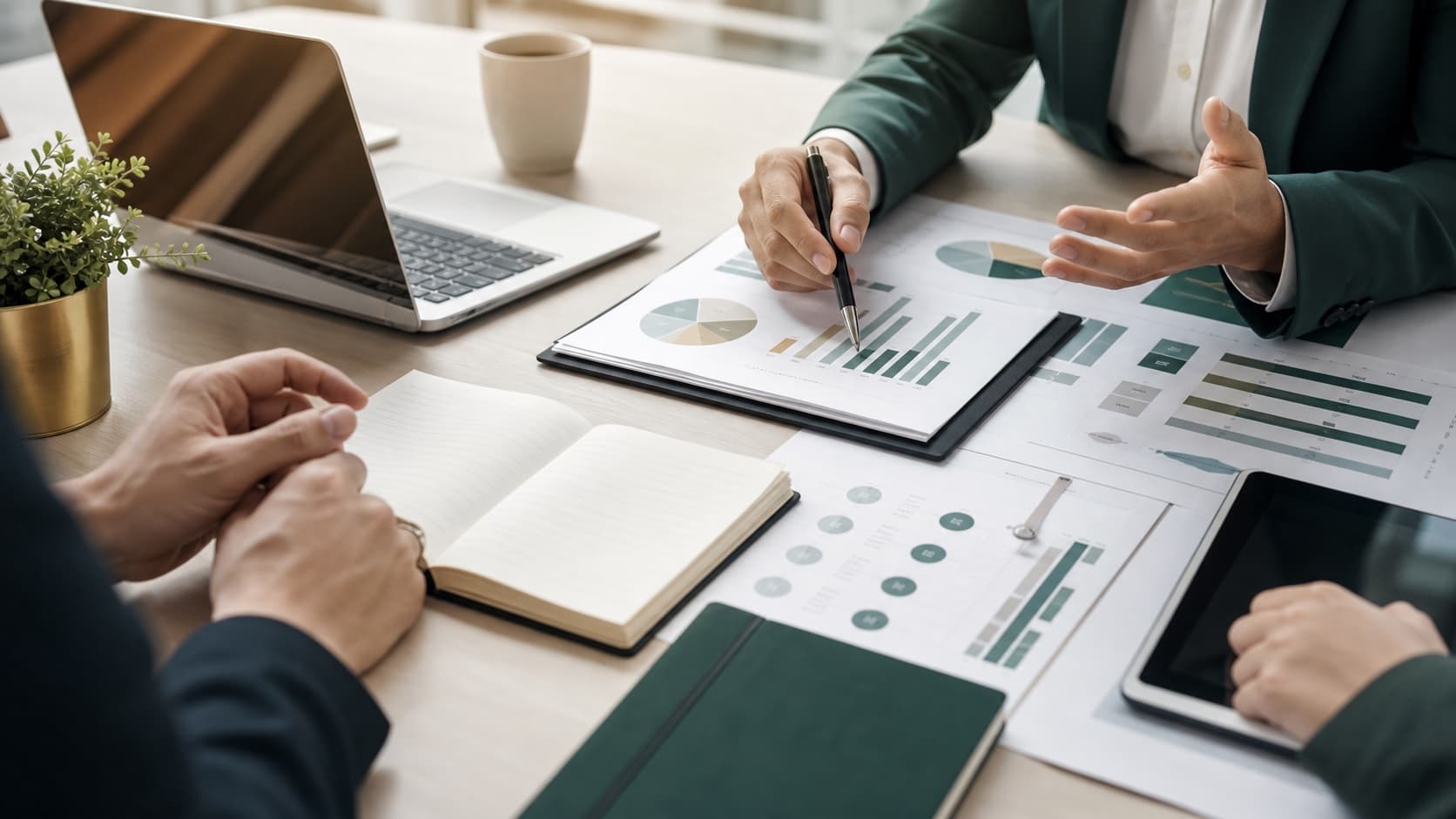 Business planning documents used for an advisory sprint